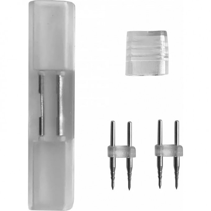 Комплект для упрощенного соединения ECOLA LED STRIP 220V CONNECTOR лента-лента 2-х конт для ленты IP68 14x7 SCNN14ESB Комплект для упрощенного соединения ECOLA LED STRIP 220V CONNECTOR лента-лента 2-х конт для ленты IP68 14x7 SCNN14ESB