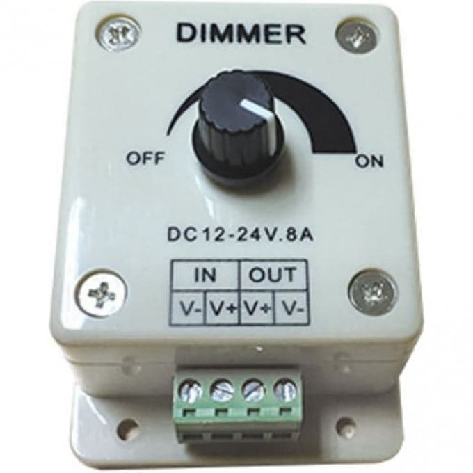 Контроллер для светодиодной ленты ECOLA LED STRIP DIMMER 8A 96W 12V CDM08AESB Контроллер для светодиодной ленты ECOLA LED STRIP DIMMER 8A 96W 12V CDM08AESB