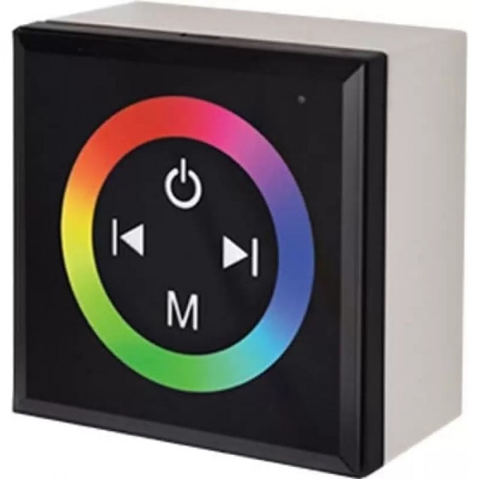 Контроллер ECOLA LED STRIP RGB CONTROLLER настенный, черный, с кольцевым сенсором CPB12AESB Контроллер ECOLA LED STRIP RGB CONTROLLER настенный, черный, с кольцевым сенсором CPB12AESB