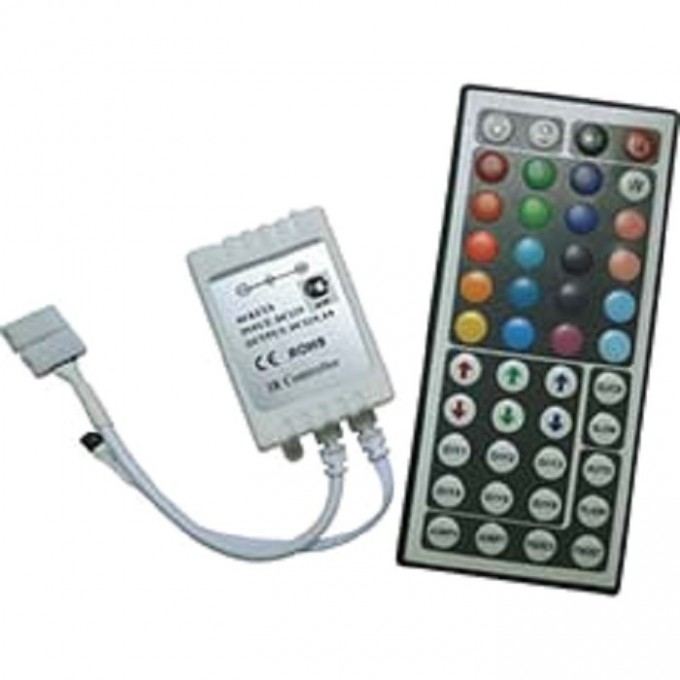 Контроллер ECOLA LED strip RGB IR controller 6A 72W 12V (144W 24V) с большим инфракрасным пультом управления CRL072ESB Контроллер ECOLA LED strip RGB IR controller 6A 72W 12V (144W 24V) с большим инфракрасным пультом управления CRL072ESB