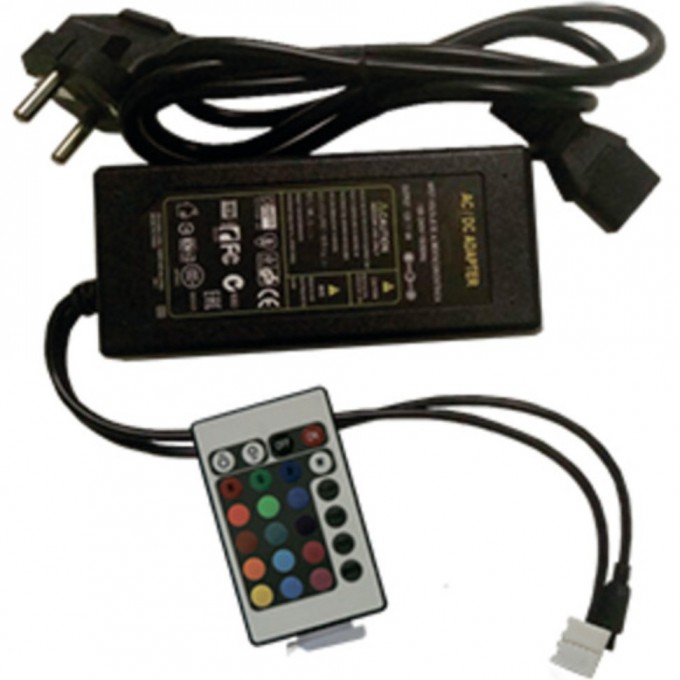 Контроллер со встроенным блоком питания ECOLA LED STRIP RGB IR CONTROLLER с инфракрасным пультом управления CRM072ESB Контроллер со встроенным блоком питания ECOLA LED STRIP RGB IR CONTROLLER с инфракрасным пультом управления CRM072ESB