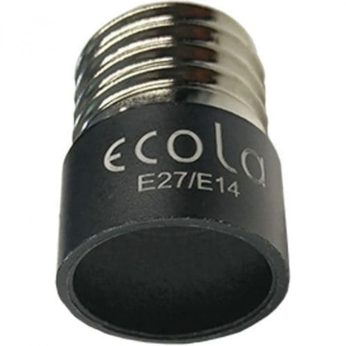 Переходник ECOLA BASE с цоколя E27 на E14, черный A7T14BEAY Переходник ECOLA BASE с цоколя E27 на E14, черный A7T14BEAY