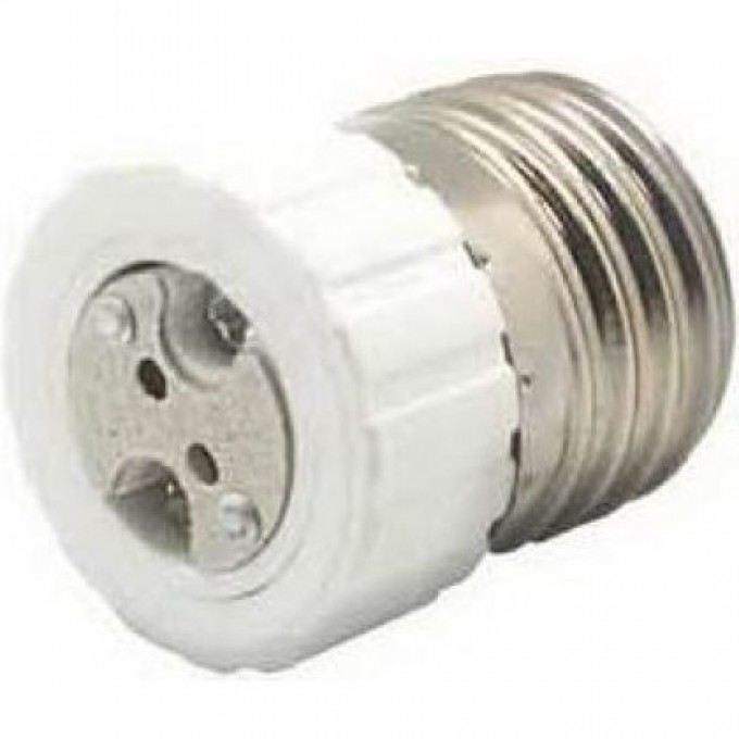 Переходник ECOLA BASE с цоколя E27 на MR16, белый A7G16WEAY Переходник ECOLA BASE с цоколя E27 на MR16, белый A7G16WEAY