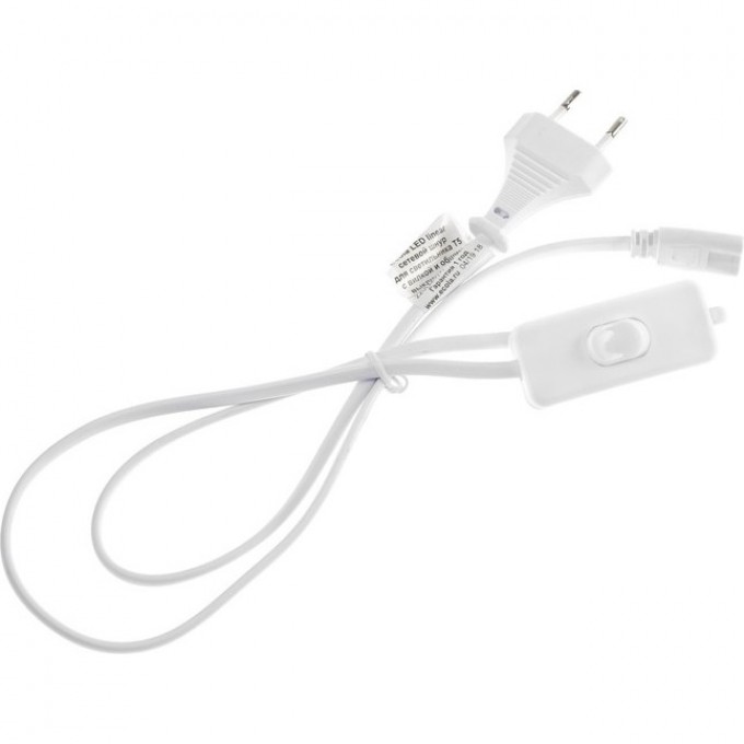 Сетевой шнур ECOLA LED LINEAR для светильника T5 с вилкой и общим выключателем, 1м LT5RSSELT Сетевой шнур ECOLA LED LINEAR для светильника T5 с вилкой и общим выключателем, 1м LT5RSSELT