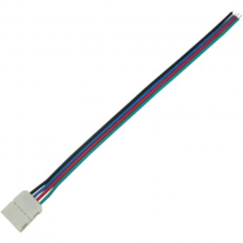 Соединительный коннектор ECOLA LED STRIP CONNECTOR SC41U1ESB с одним 4-х контатным зажимным разъемом