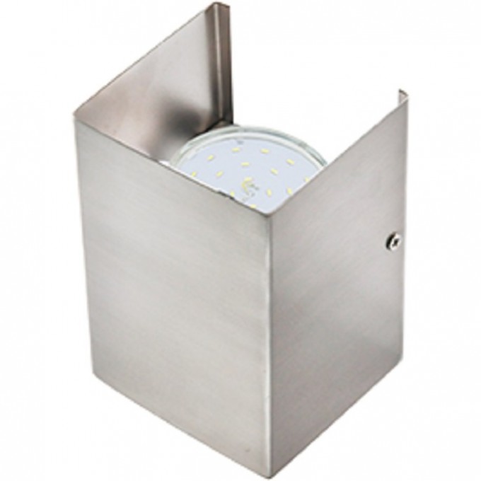 Светильник ECOLA GX53-N52 настенный бра прямоугольный сатин-хром 2* GX53 100х140х90 (1 из цв. уп. по 2) FSN52FECB Светильник ECOLA GX53-N52 настенный бра прямоугольный сатин-хром 2* GX53 100х140х90 (1 из цв. уп. по 2) FSN52FECB