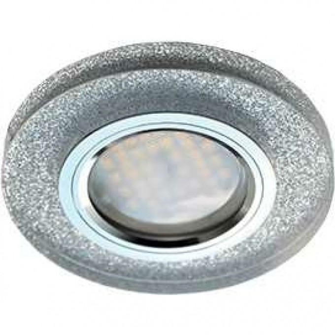 Светильник ECOLA MR16 DL1650 GU5.3 Glass Стекло Круг Серебряный блеск / Хром 25x95 (кd74) FS1650EFF Светильник ECOLA MR16 DL1650 GU5.3 Glass Стекло Круг Серебряный блеск / Хром 25x95 (кd74) FS1650EFF