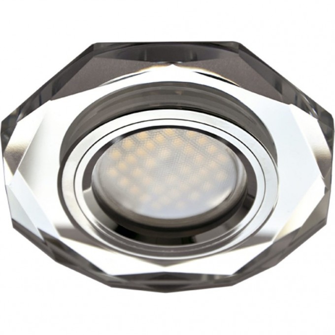 Светильник ECOLA MR16 DL1652 GU5.3 Glass Стекло 8-угольник с прямыми гранями Матовый / Хром 25x90 (кd74) FN1652EFF Светильник ECOLA MR16 DL1652 GU5.3 Glass Стекло 8-угольник с прямыми гранями Матовый / Хром 25x90 (кd74) FN1652EFF