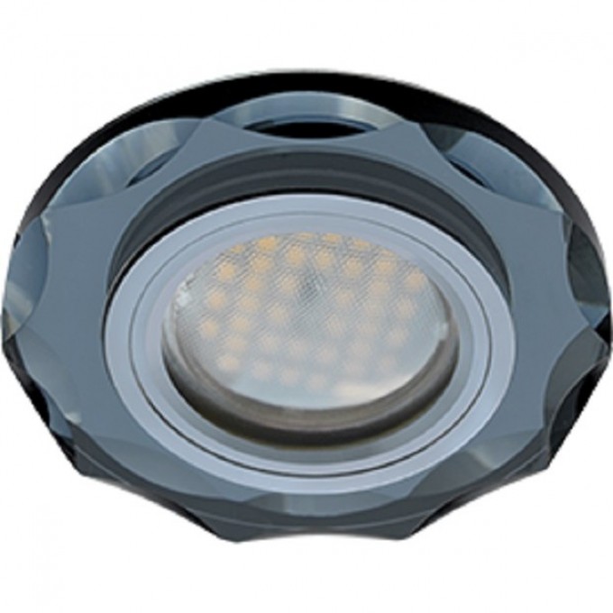 Светильник ECOLA MR16 DL1653 GU5.3 Glass Стекло Круг с вогнутыми гранями Черный / Черный хром 25x90 (кd74) FB1653EFF Светильник ECOLA MR16 DL1653 GU5.3 Glass Стекло Круг с вогнутыми гранями Черный / Черный хром 25x90 (кd74) FB1653EFF