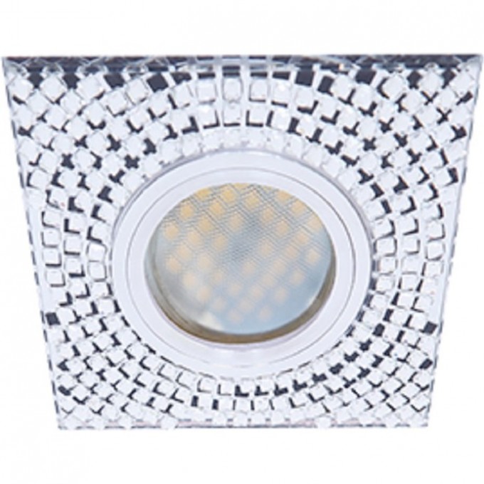 Светильник ECOLA MR16 DL1658 GU5.3 Glass Стекло Квадрат с прозр. мозаикой/фон зерк./центр.часть хром 28x95x95 FC16SGECB Светильник ECOLA MR16 DL1658 GU5.3 Glass Стекло Квадрат с прозр. мозаикой/фон зерк./центр.часть хром 28x95x95 FC16SGECB
