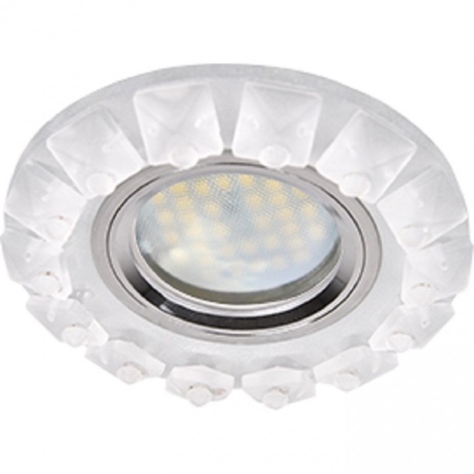 Светильник ECOLA MR16 DL1661 GU5.3 Glass Стекло Круг с крупными матовыми стразами Конус 38x95 FN16RGECB Светильник ECOLA MR16 DL1661 GU5.3 Glass Стекло Круг с крупными матовыми стразами Конус 38x95 FN16RGECB