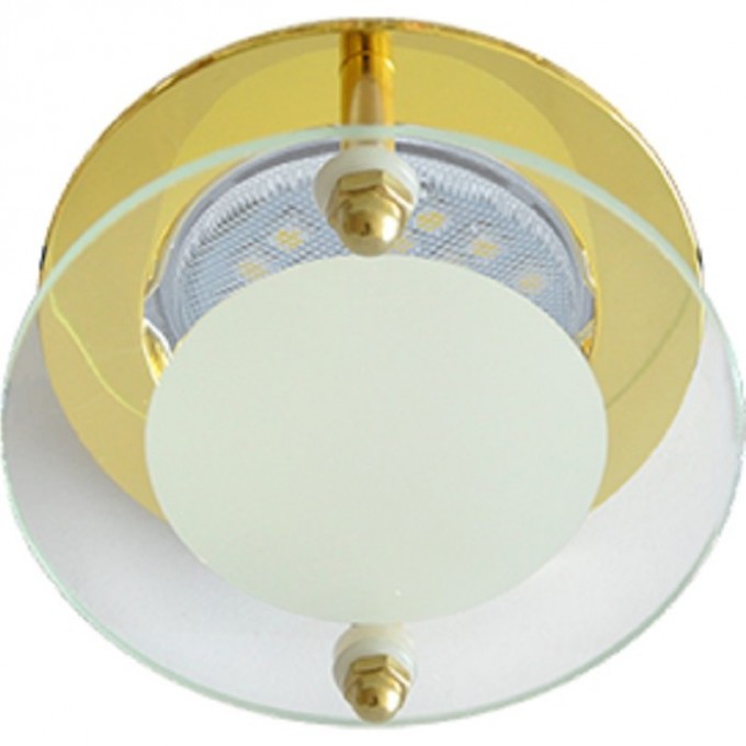 Светильник ECOLA MR16 DL201 GU5.3 Glass Круг со стеклом Прозрачный и Матовый / Золото 45x80 FG16ACECB Светильник ECOLA MR16 DL201 GU5.3 Glass Круг со стеклом Прозрачный и Матовый / Золото 45x80 FG16ACECB