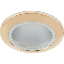 Светильник ECOLA MR16 DL80 GU5.3 встр. влагозащищенный IP65 золото 32x93 Светильник ECOLA MR16 DL80 GU5.3 встр. влагозащищенный IP65 золото 32x93