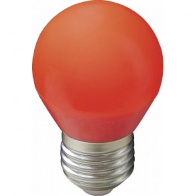 Светодиодная лампа ECOLA GLOBE LED color 2,0W G45 220V E27 Red 70x45 K7CR20ELB Светодиодная лампа ECOLA GLOBE LED color 2,0W G45 220V E27 Red 70x45 K7CR20ELB