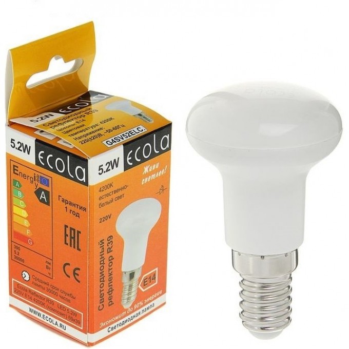 Светодиодная лампа ECOLA Reflector R80 LED Premium 20,0W 220V E27 4200K G7NV20ELC Светодиодная лампа ECOLA Reflector R80 LED Premium 20,0W 220V E27 4200K G7NV20ELC