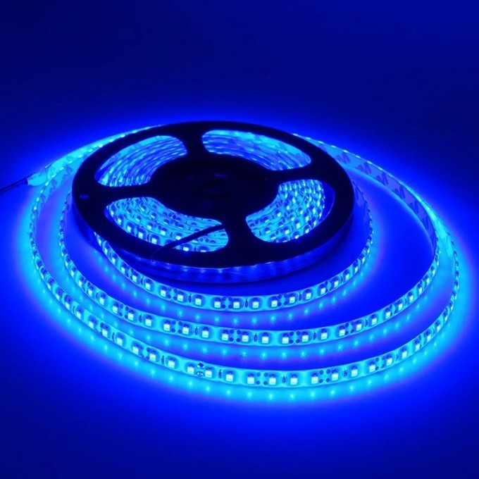 Светодиодная лента ECOLA LED strip STD 14.4W/m 12V IP20 10mm 60Led/m Blue синяя 5м. S2LB14ESB Светодиодная лента ECOLA LED strip STD 14.4W/m 12V IP20 10mm 60Led/m Blue синяя 5м. S2LB14ESB