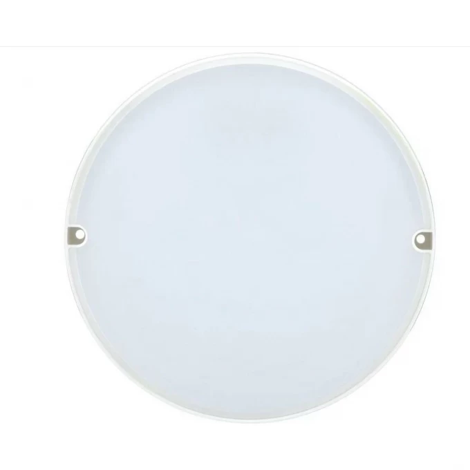 Светодиодный светильник ECOLA LED ДПП Круг накладной IP65 матовый белый 12W 220V 6500K 140x40 DPRD12ELC