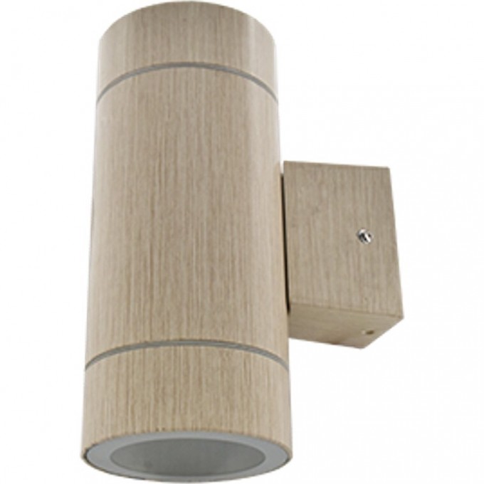 Уличный настенный светильник ECOLA GX53 LED светлое дерево FW53W2ECH Уличный настенный светильник ECOLA GX53 LED светлое дерево FW53W2ECH