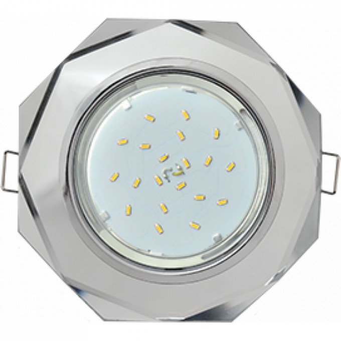 Встраиваемый светильник ECOLA GX53 H4 5312 GLASS хром - хром (зеркальный) 38x133 (к+) FM538AECH Встраиваемый светильник ECOLA GX53 H4 5312 GLASS хром - хром (зеркальный) 38x133 (к+) FM538AECH