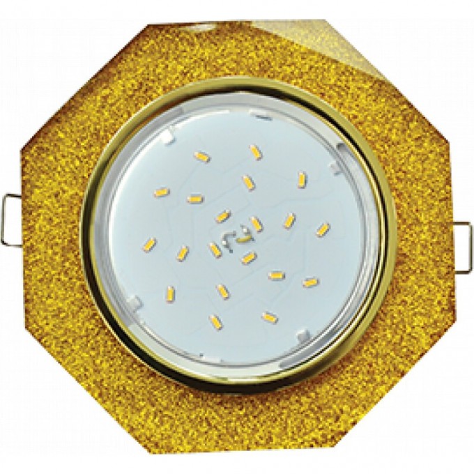 Встраиваемый светильник ECOLA GX53 H4 5312 GLASS золото - золотой блеск 38x133 (к+) FQ538AECH Встраиваемый светильник ECOLA GX53 H4 5312 GLASS золото - золотой блеск 38x133 (к+) FQ538AECH