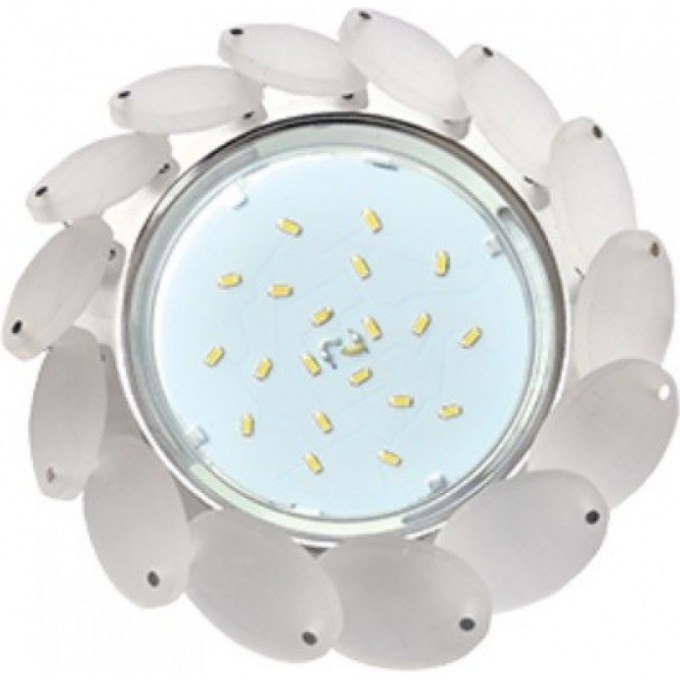 Встраиваемый светильник ECOLA GX53 H4 5342 GLASS Матовый/Хром 56x125 FN53RVECB Встраиваемый светильник ECOLA GX53 H4 5342 GLASS Матовый/Хром 56x125 FN53RVECB