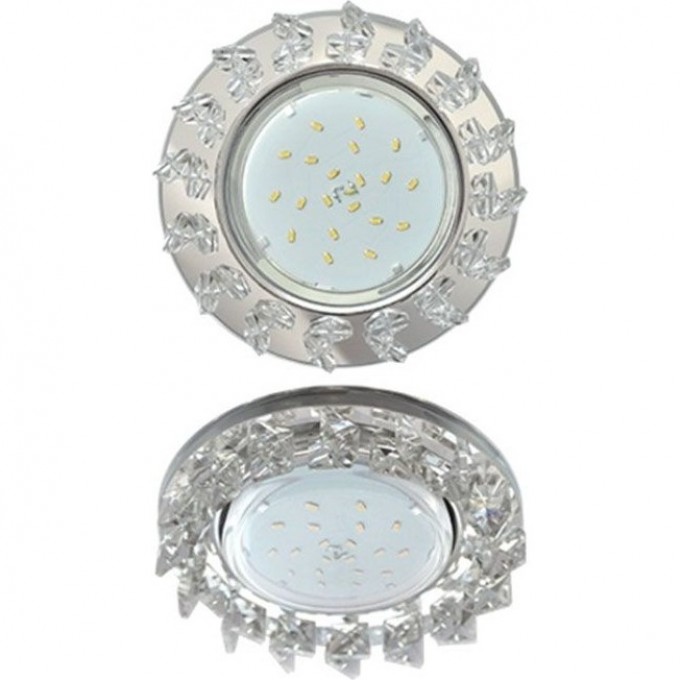 Встраиваемый светильник ECOLA GX53 H4 GLASS хром FE53RNECB Встраиваемый светильник ECOLA GX53 H4 GLASS хром FE53RNECB