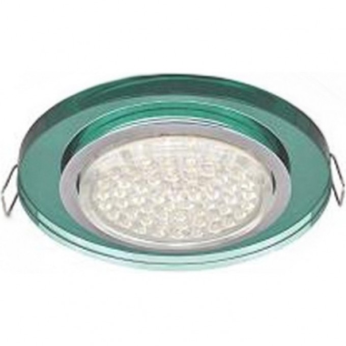 Встраиваемый светильник ECOLA GX53 H4 GLASS хром, изумруд FC53RNECH Встраиваемый светильник ECOLA GX53 H4 GLASS хром, изумруд FC53RNECH