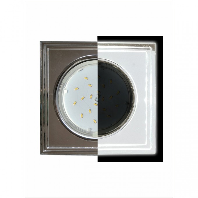 Встраиваемый светильник ECOLA GX53 H4 LD5315 GLASS хром - хром (зеркальный) 38x120x120 SM53SSECH Встраиваемый светильник ECOLA GX53 H4 LD5315 GLASS хром - хром (зеркальный) 38x120x120 SM53SSECH