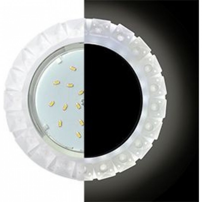 Встраиваемый светильник ECOLA GX53 H4 LD5361 GLASS фон мат./центр.часть хром 52x120 SN53RGEFB Встраиваемый светильник ECOLA GX53 H4 LD5361 GLASS фон мат./центр.часть хром 52x120 SN53RGEFB