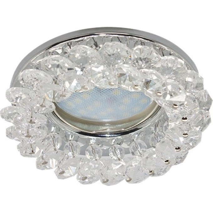Встраиваемый светильник ECOLA LIGHT MR16 CD4141 прозрачный, хром FW1617EFY Встраиваемый светильник ECOLA LIGHT MR16 CD4141 прозрачный, хром FW1617EFY