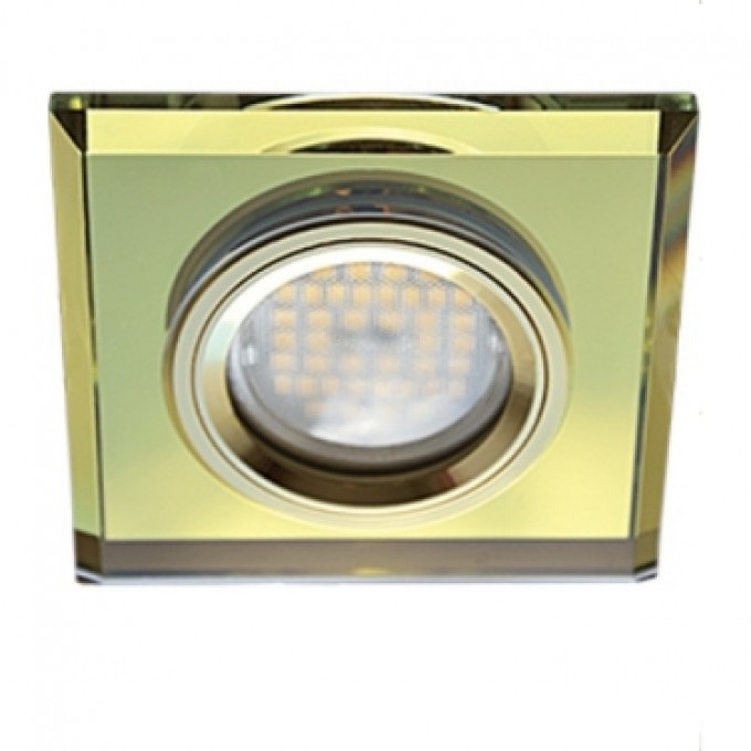 Встраиваемый светильник ECOLA MR16 DL1651 GLASS золото FG1651EFF Встраиваемый светильник ECOLA MR16 DL1651 GLASS золото FG1651EFF