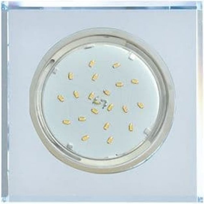 Встраиваемый светильник EECOLA GX53 H4 GLASS хром FS53SNECH Встраиваемый светильник EECOLA GX53 H4 GLASS хром FS53SNECH
